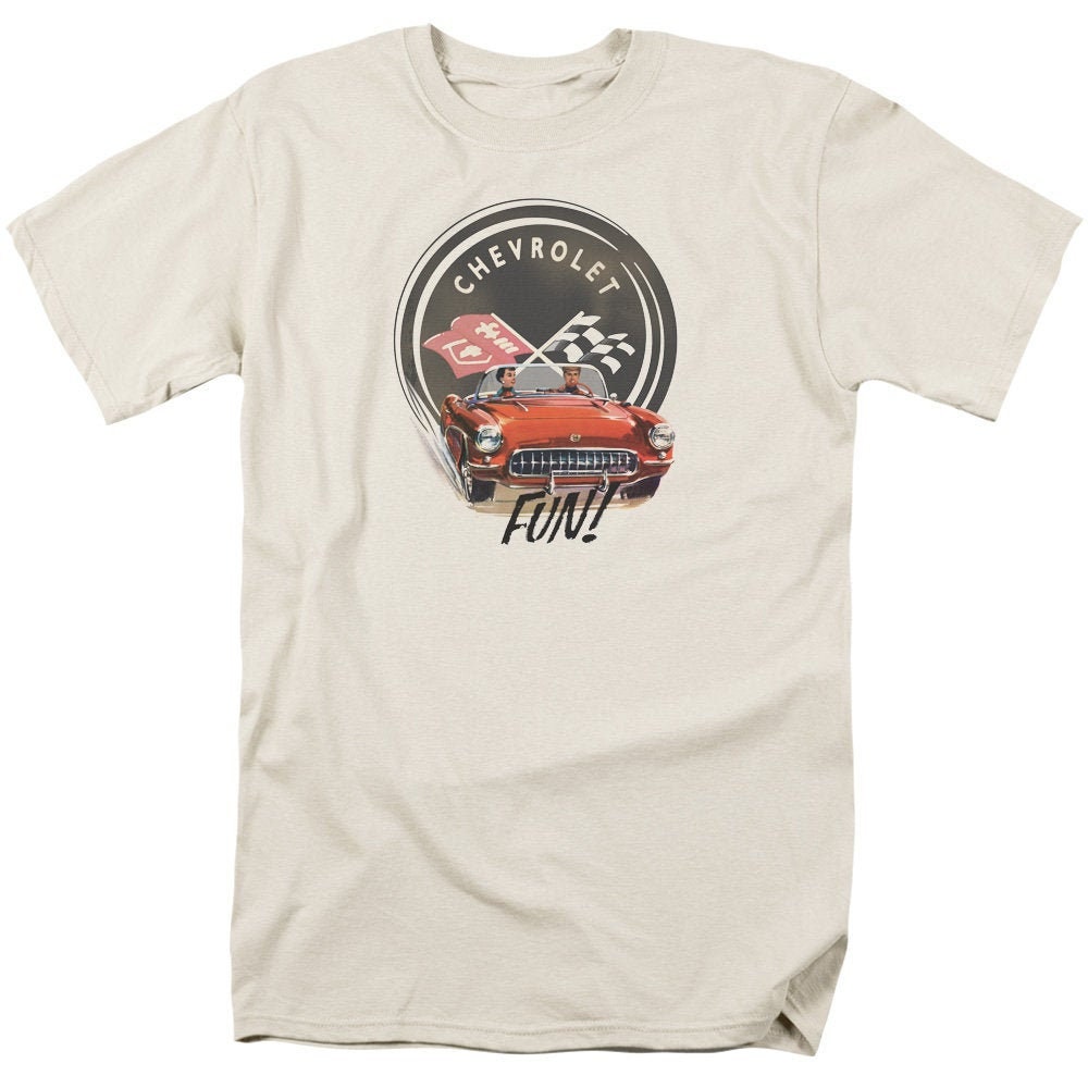 Chevrolet Corvette Fun Cream Shirts - Etsy