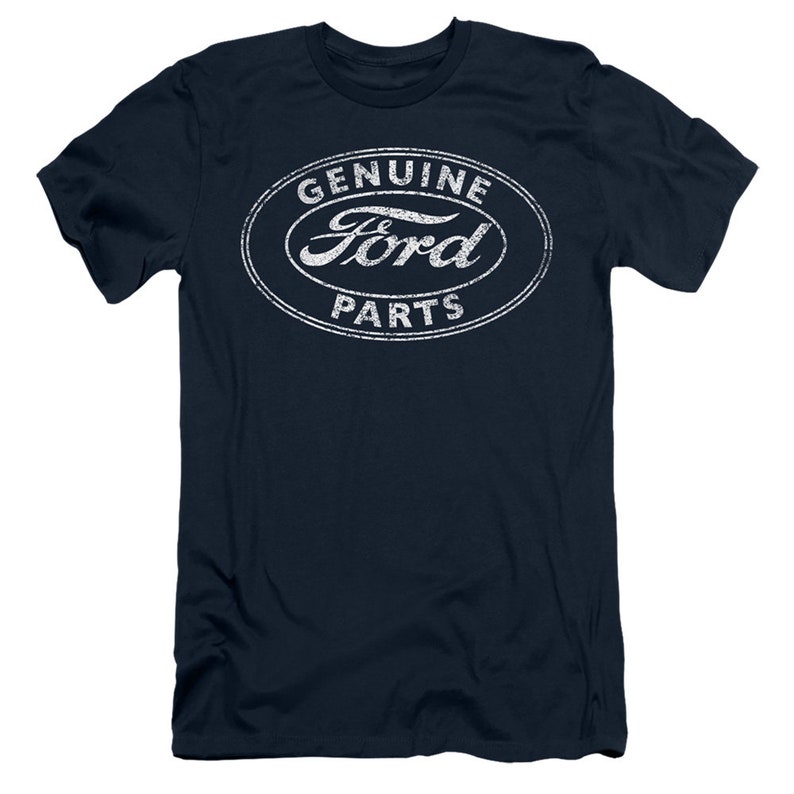 Ford Genuine Parts Distressed Mens Navy Shirts - Etsy