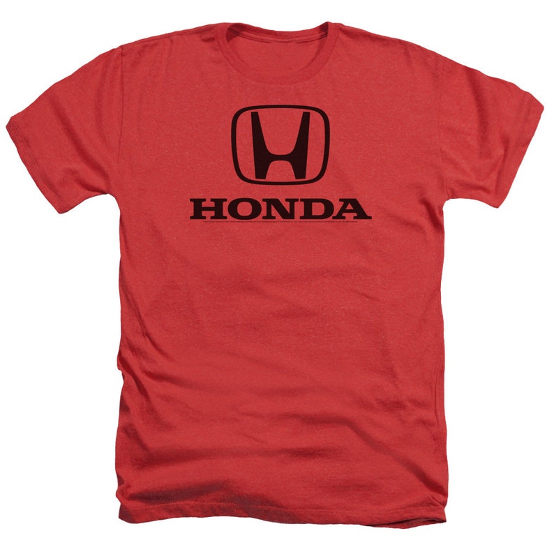 May include: Red t-shirt with a black Honda logo and the word "HONDA" printed on the front.