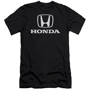 May include: Black t-shirt with a white Honda logo and the word "HONDA" printed on the front.