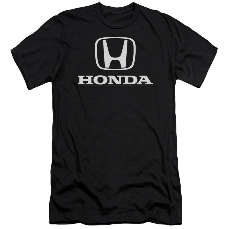 May include: Black t-shirt with a white Honda logo and the word "HONDA" printed on the front.