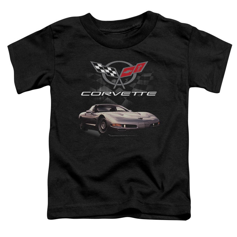 Chevrolet Corvette C5 Kids Black Shirts