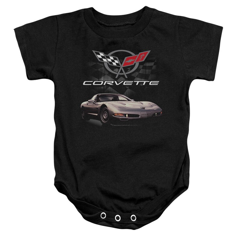 Chevrolet Corvette C5 Kids Black Shirts