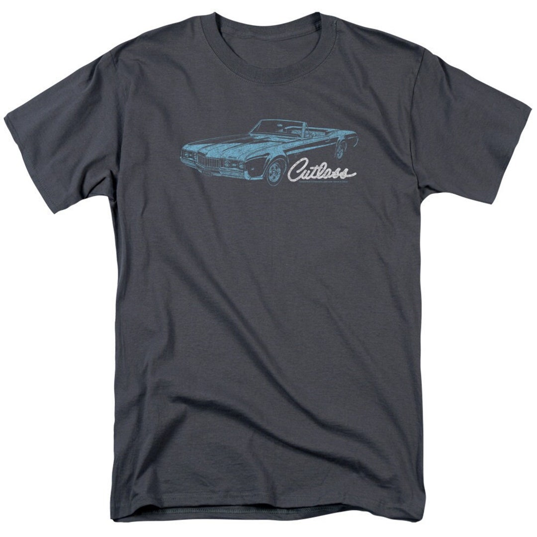 Oldsmobile 68 Cutlass Charcoal Gray Shirts Ireland