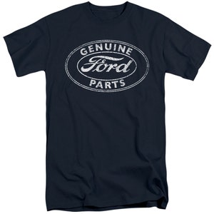 Ford Genuine Parts Distressed Mens Navy Shirts - Etsy