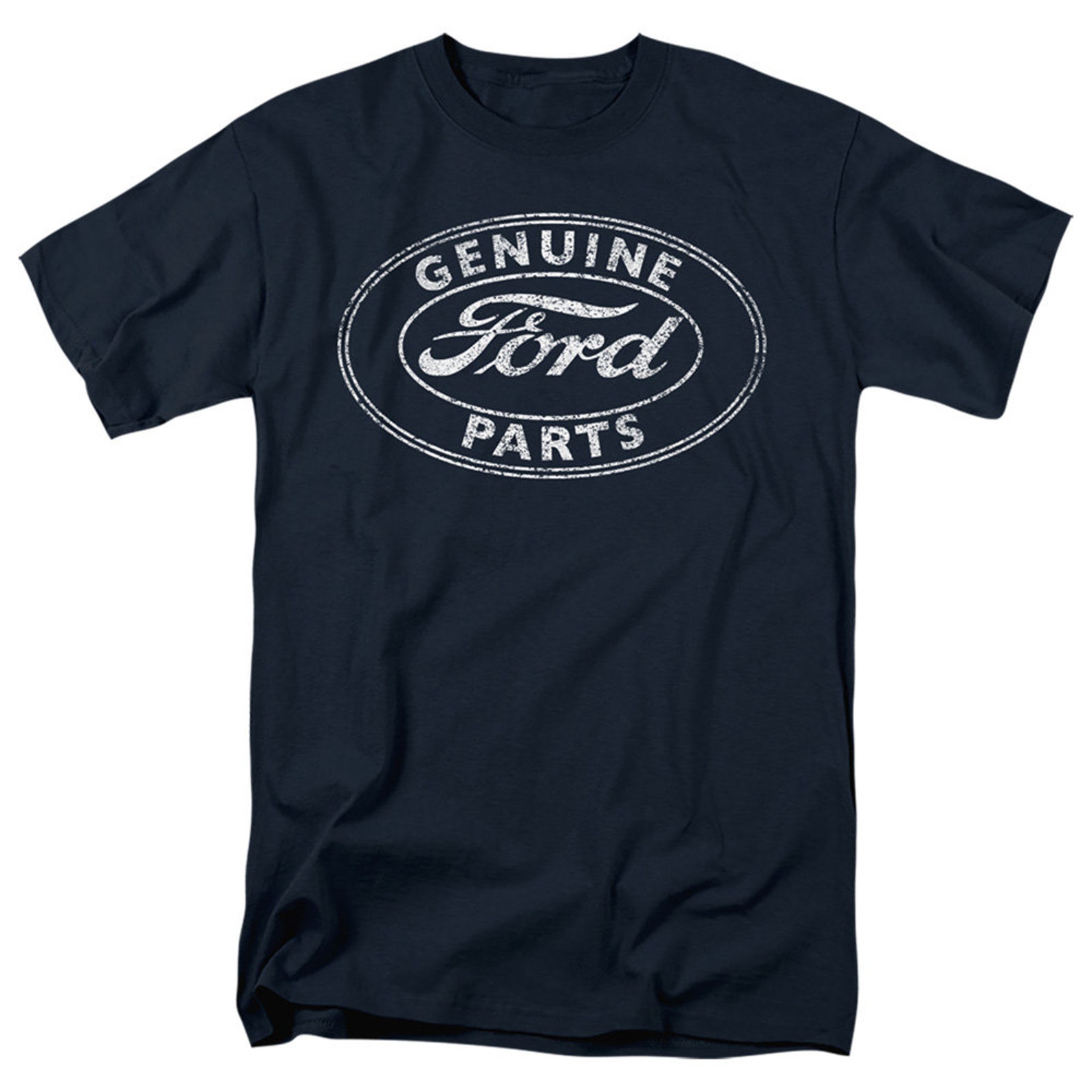 Ford Genuine Parts Distressed Mens Navy Shirts - Etsy