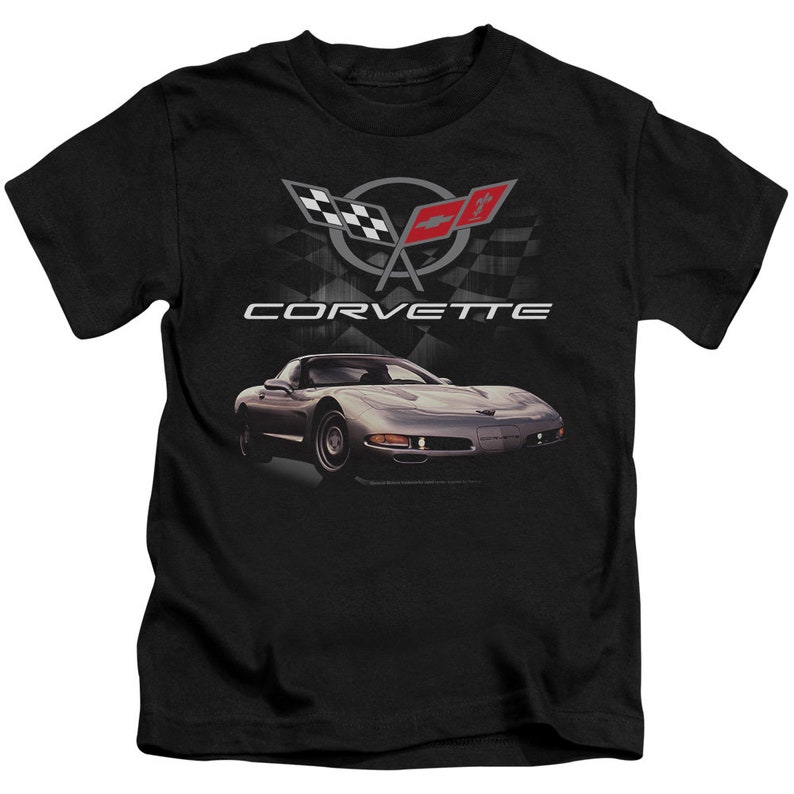 Chevrolet Corvette C5 Kids Black Shirts