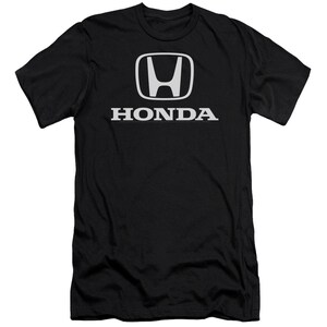 May include: Black t-shirt with a white Honda logo and the word "HONDA" printed in white.