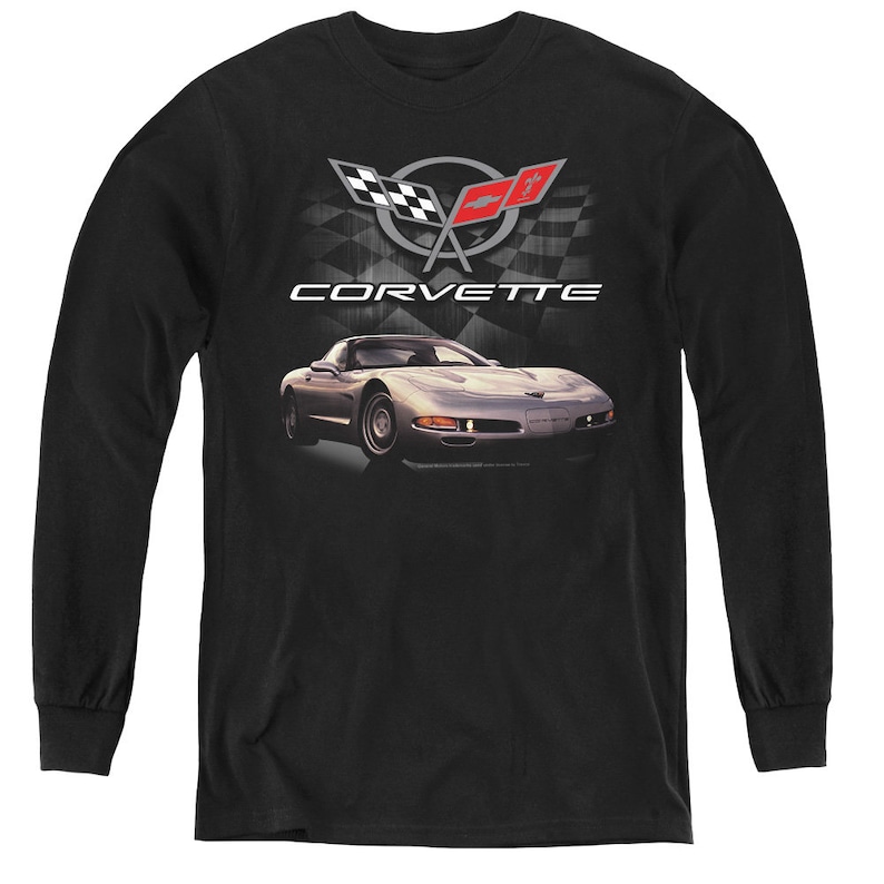 Chevrolet Corvette C5 Kids Black Shirts
