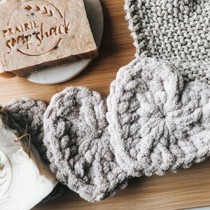Heart Face Scrubbies | Reusable Face Scrubbies | Makeup Wipes | Reusable Makeup Wipes | *Custom Order*