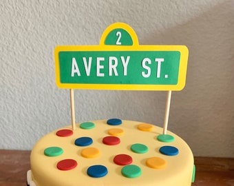 Street Themed Cake Topper