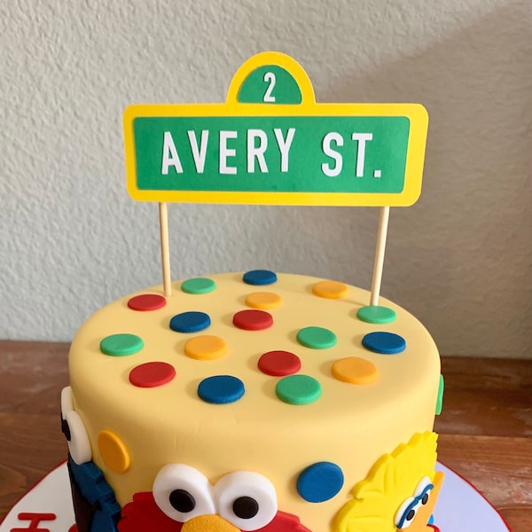 Street Themed Cake Topper