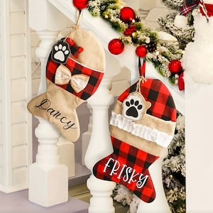 Cat Christmas Stocking