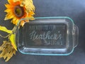 Personalized Casserole Dish - Made with Love