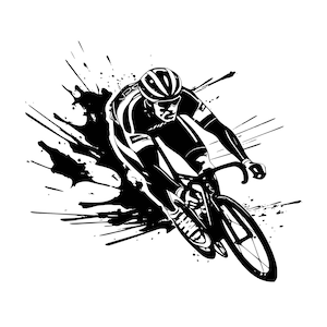 Fietsen, fietsen logo, wielrennen, racefiets racen svg, fietsen SVG, PNG, PDF