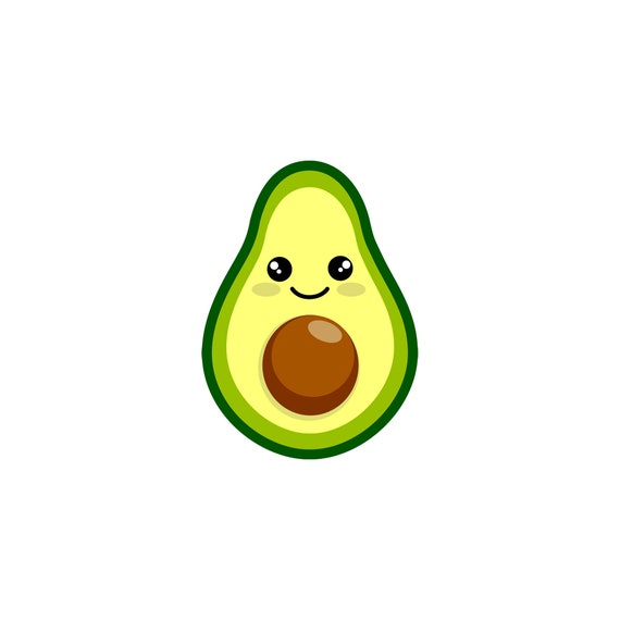 Avocado, Avocado Illustration, Mamas Avocado SVG, PNG, PDF - Etsy