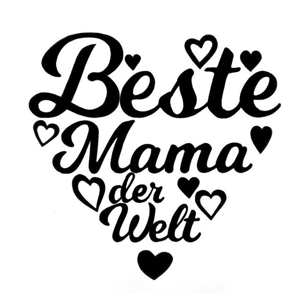 beste Mama der Welt svg, Mom svg, Mother svg, Mother's Day svg, Mama svg, Mommy svg png pdf