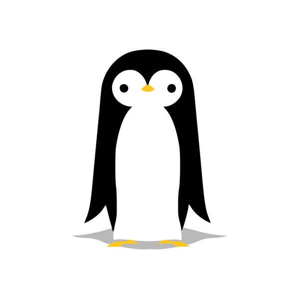 Cute Baby Penguin svg, cut file for Cricut and Silhouette, Digital clipart, vector graphics Grafiken ( SVG, PNG, PDF )