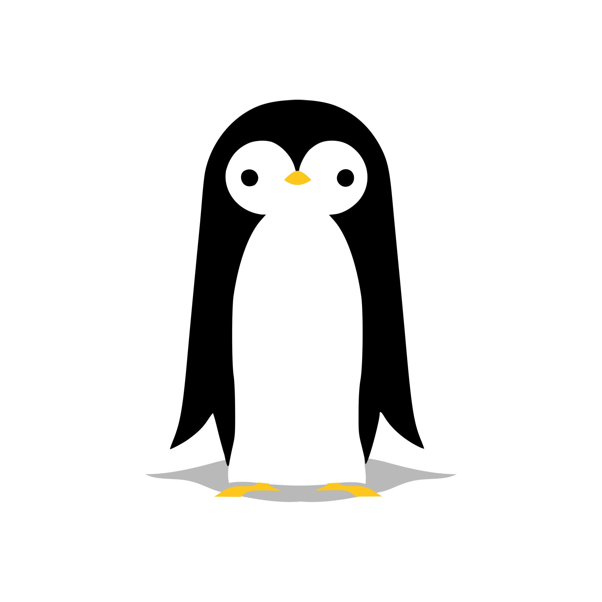 Cute Baby Penguin Svg Cut File for Cricut and Silhouette - Etsy
