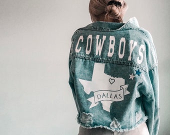 dallas cowboys jean jacket