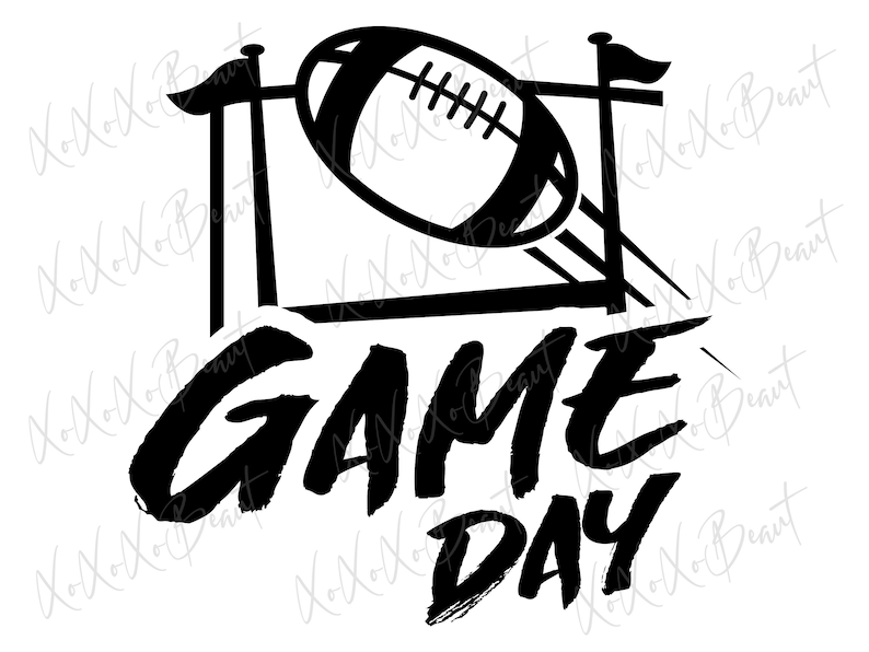 Download Game Day SVG png dxf Clip Art Game Day Football svg | Etsy