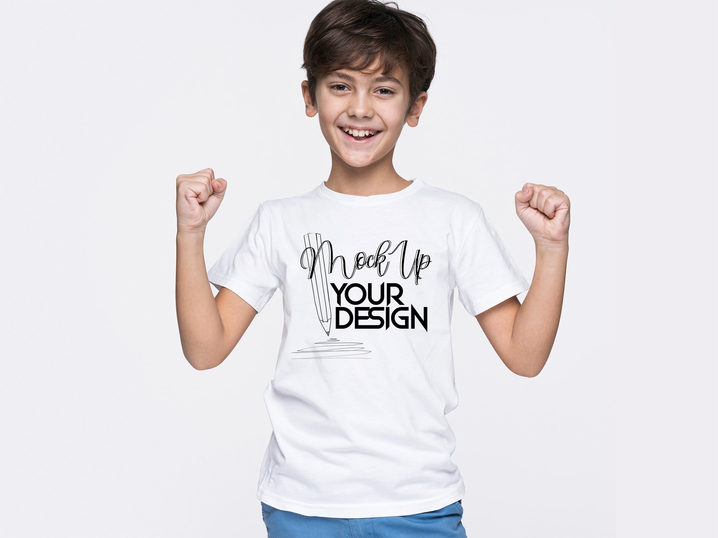 Download Kids T Shirt Mockup Kids White T Shirt Template Bella Canvas Etsy
