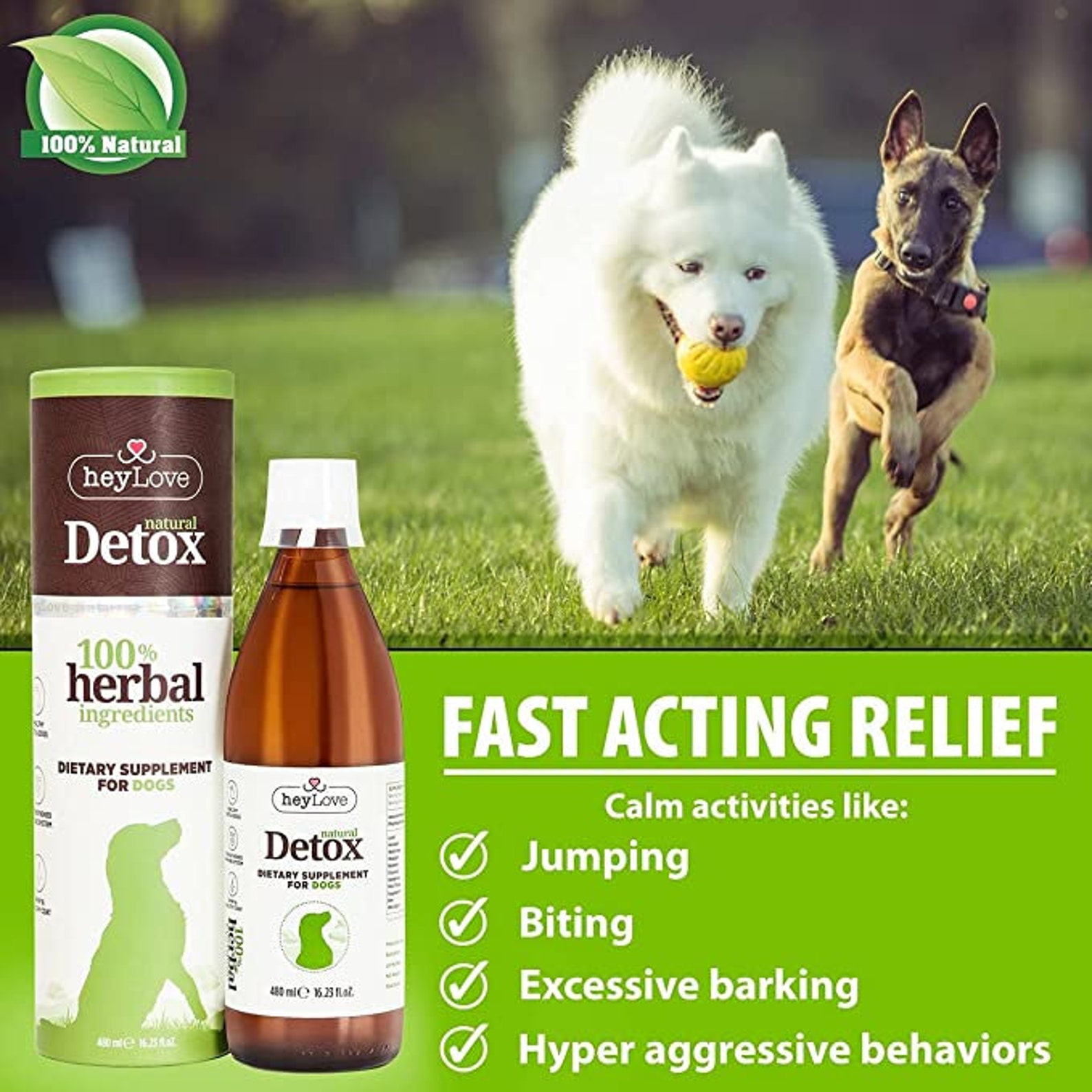 Detox Herbal Dietary 100 natural dog supplement Etsy