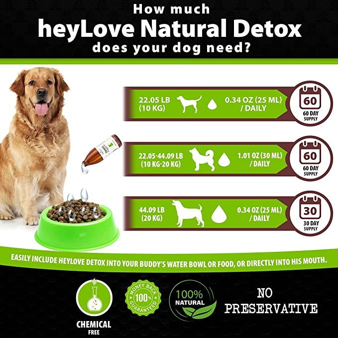 Detox Herbal Dietary 100 natural dog supplement Etsy