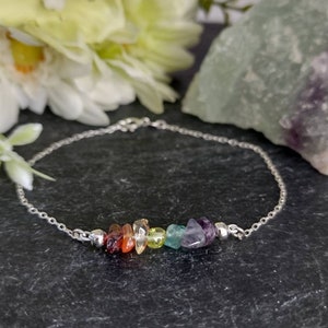Chakra Bracelet, 7 Chakra, Seven Chakra, Minimalist Bracelet, Dainty Bracelet, Chakra