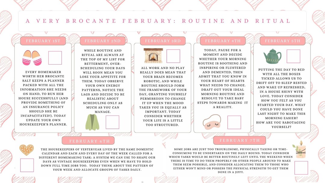 A Very Brocante February - Routine & Ritual - Etsy