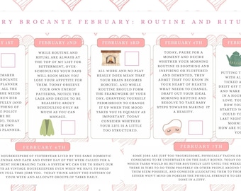 A Very Brocante February - Routine & Ritual