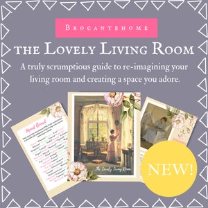 The Lovely Living Room - A Guide and Workbook For Making It Your Own
