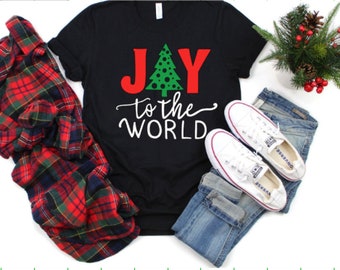 Joy to the World Holiday T shirt