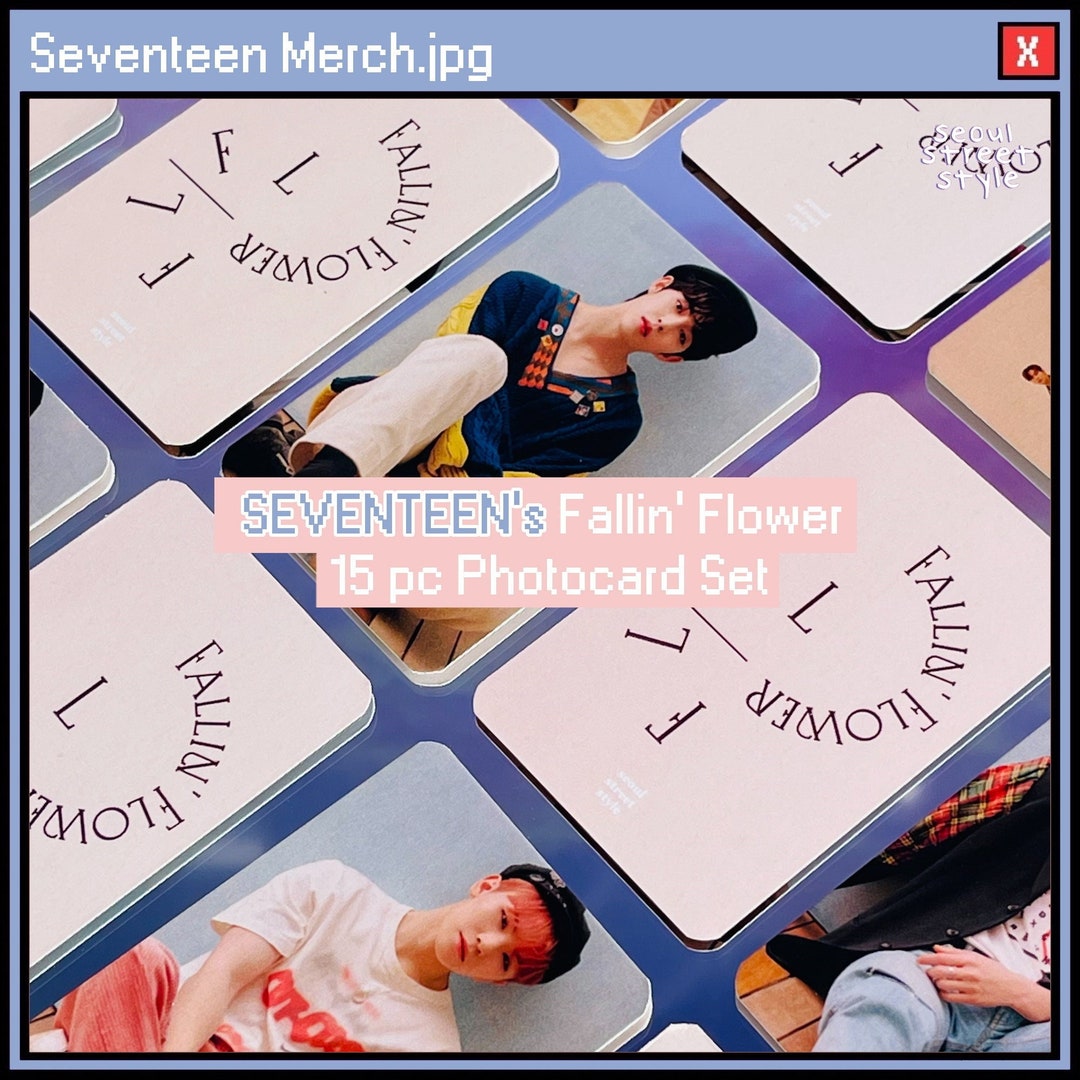FALLIN' FLOWER 15x Photocards Seventeen kpop Merch Etsy