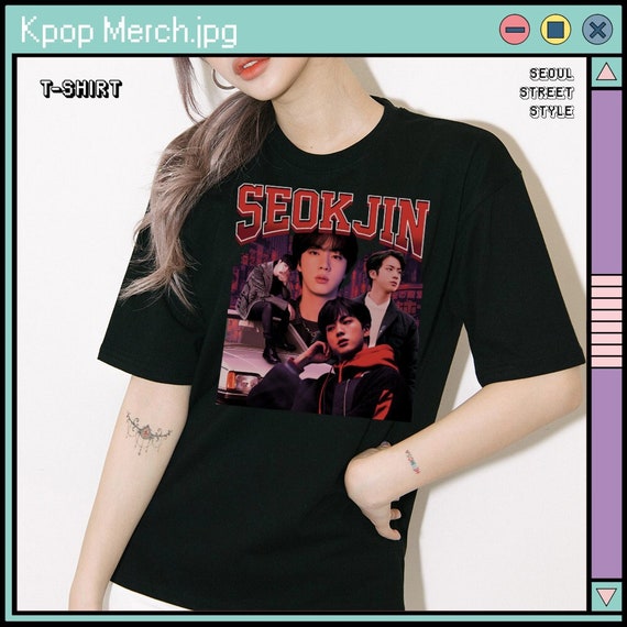SEOKJIN BIAS T Shirt BTS Jin Kpop Rock 