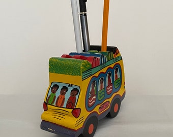 Haitian Bus Tap-Tap Pen/Pencil Holder