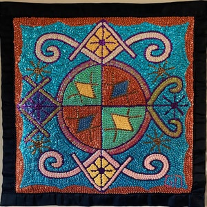 Simbi Haitian Vodou/Voodoo Flag
