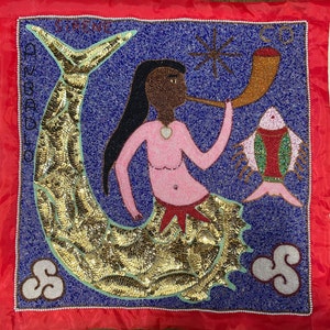 La Sirene An Ba Dlo - Bandera vudú/vudú haitiana