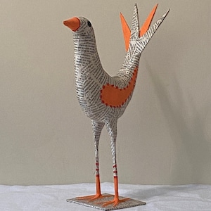 Haitian Papier Maché Bird