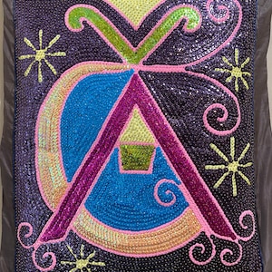 Agwe Haitian Vodou/Voodoo Flag