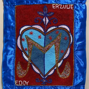 Erzulie Phréda vudú haitiano/bandera vudú