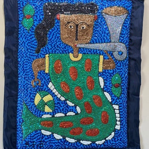 La Sirene Haitian Vodou/Voodoo Flag