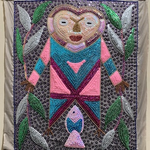 Gran Bwa vudú haitiano/bandera vudú
