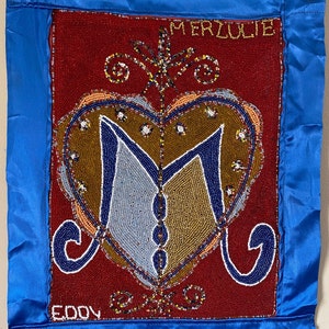 Erzulie Phréda Vudú haitiano/Bandera vudú - Eddy Edmond