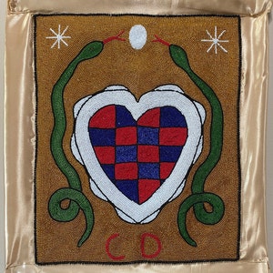 Erzulie Dhamballah Haitian Vodou/Voodoo Flag