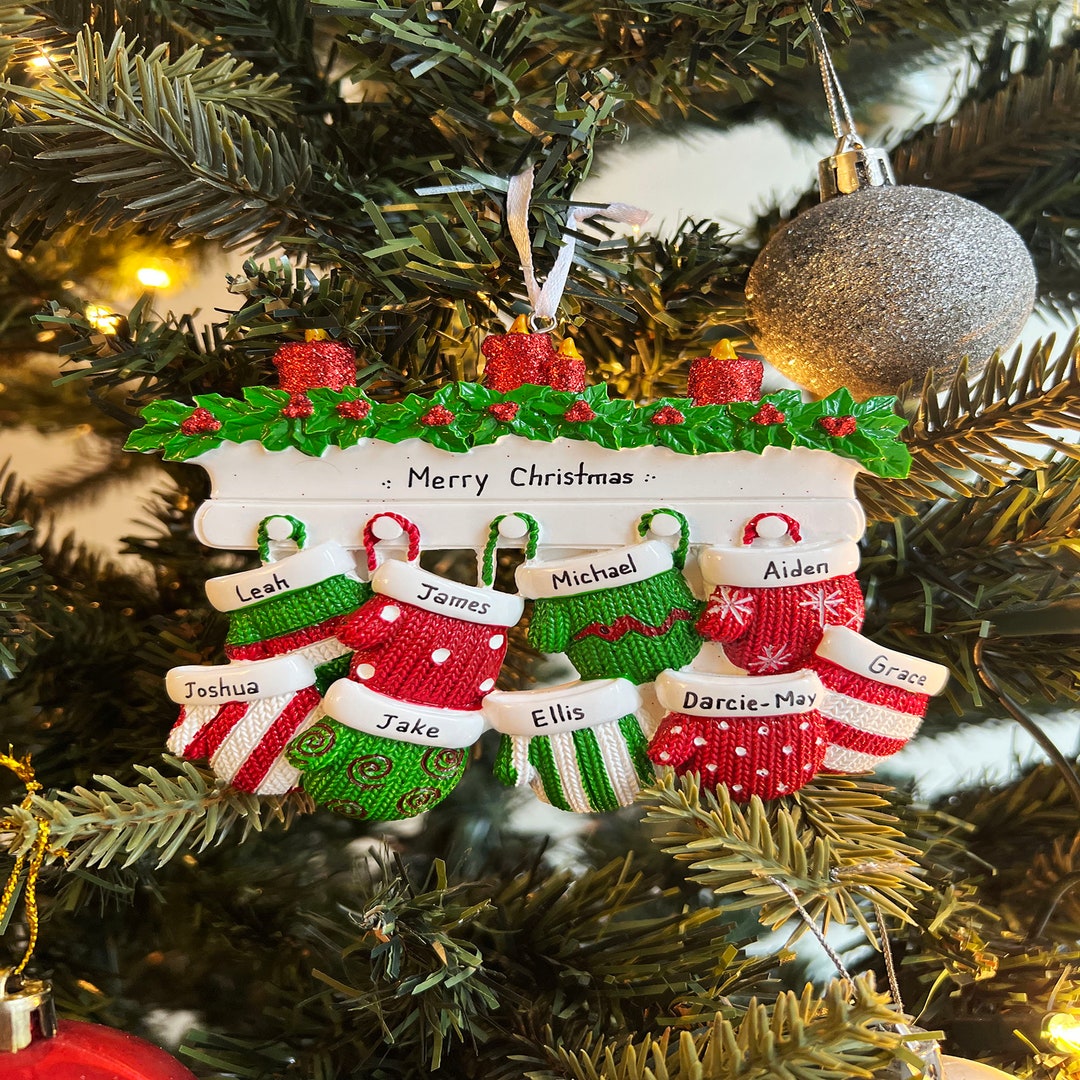 Family Of 9 Christmas Ornament 