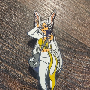 My Casual Hero - Gym Bunny 3" Hard Enamel Pin