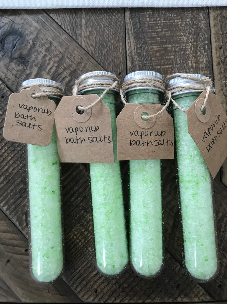 Bath Salt Tube Bath Soak Muscle Soak Bath Salts 40 ml tubes Etsy