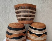 SALE Sisal woven planters, Succulent planters, Wicker baskets, Toy storage basket, Decorative basket, Handmade basket, Boho planter