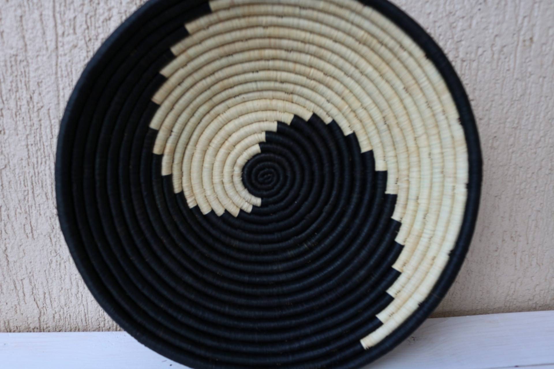SALE Spiral wall baskets African wall baskets Woven bowls Etsy